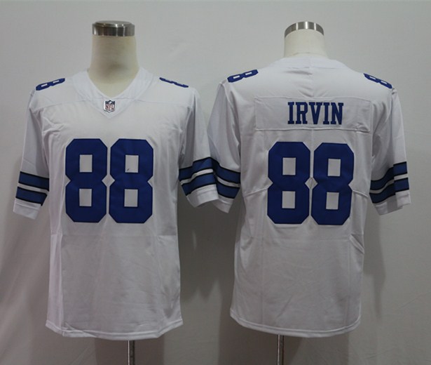 Men's Dallas Cowboys Michael Irvin #88 White Jersey